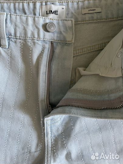 Джинсы lime со стразами
