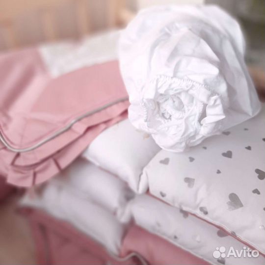 Бортики в детскую кроватку/подарок на выписку