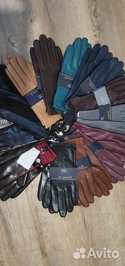 Перчатки женские натуральная кожа M&S