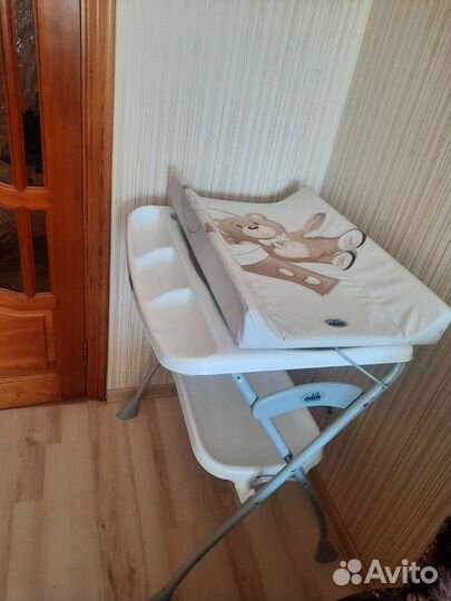 Пеленальный столик с ванночкой Cam Cambio