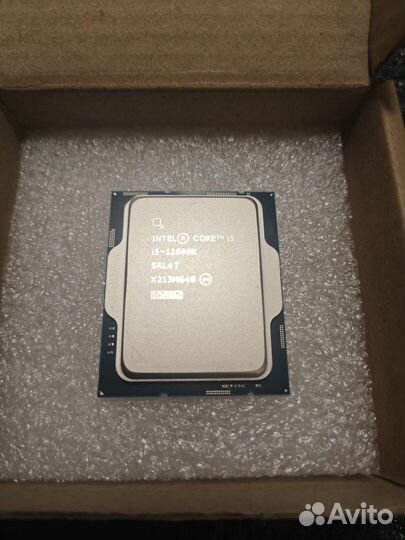 Процессор intel i5 12600k новый