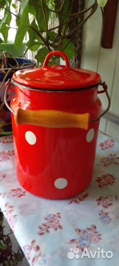 Бидончик эмалированный