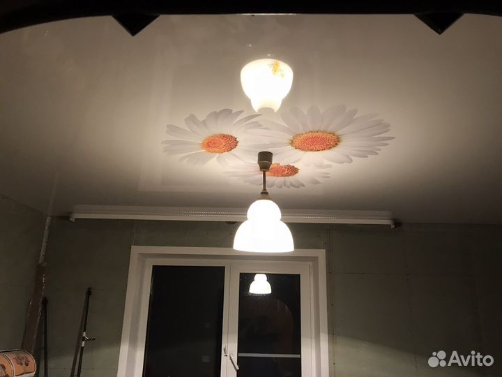 Установка натяжных потолков