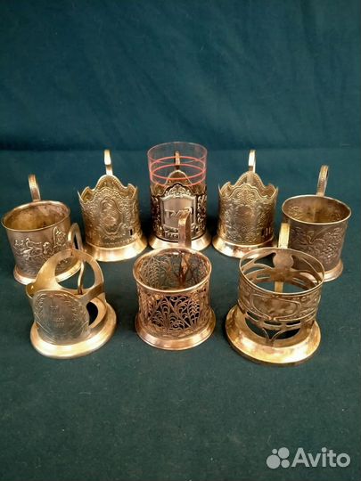 Подстаканник мельхиор СССР