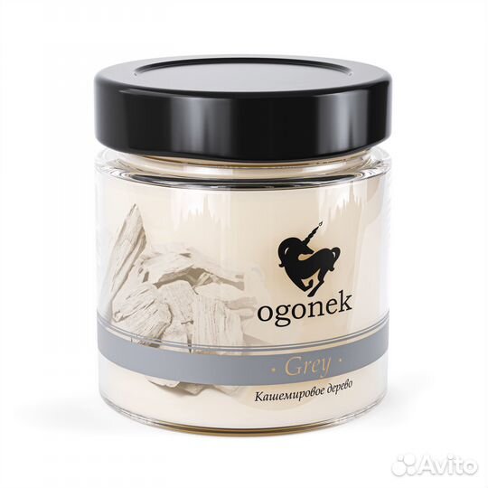 Свеча декоративная ароматическая в банке