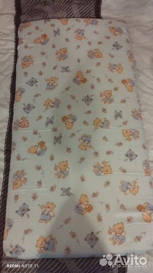 Матрас-топпер 120*60 в детскую кроватку