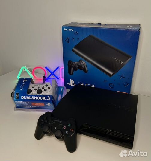Sony PS3 slim 30+ игр / прошита