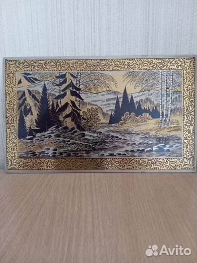 Газетница винтажная СССР и Картина