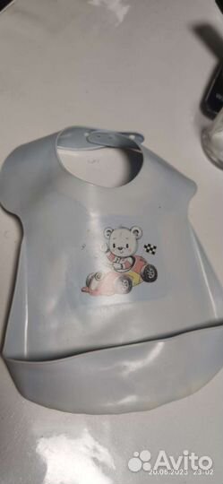 Слюнявчик нагрудник с карманом