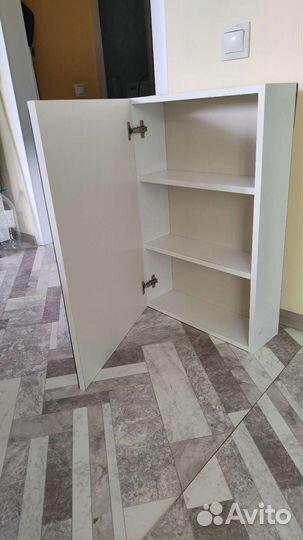 Полка в ванную с зеркалом бу