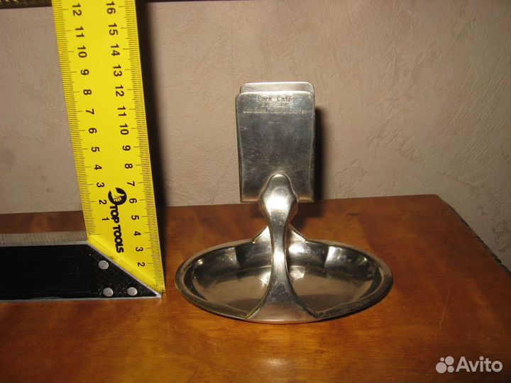 Старинная спичечница E. Hartmann Munchen из кафе