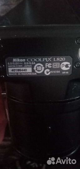 Фотоаппарат nikon coolpix l820