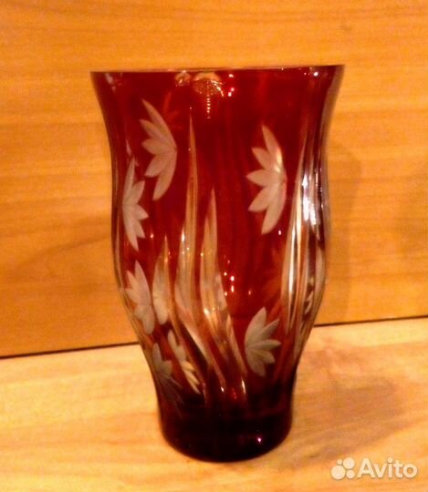 Ваза СССР стекло, хрусталь