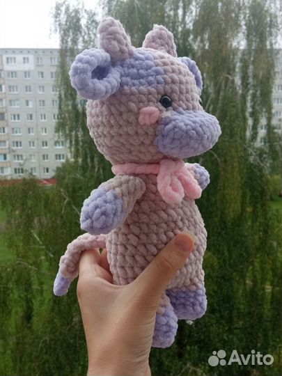 Вязаная коровка