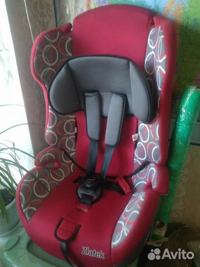 Автокресло zlatek 9-36 кг 1-12 лет