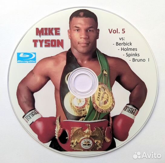 Майк Тайсон коллекция боев на Blu-Ray дисках. Бокс