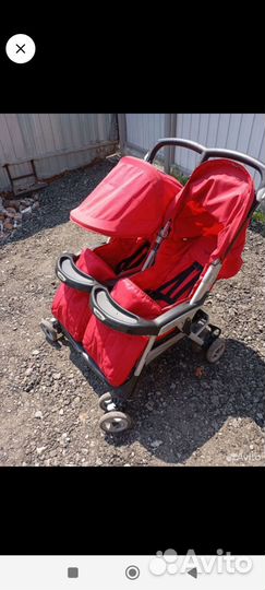 Коляска книжка для двойни