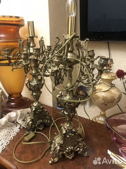 Канделябр бронза