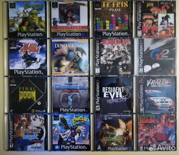 Диски для прошитой sony playstation 1