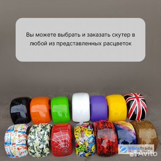 Электроскутер Citycoco Electric Scooter Purple HS2