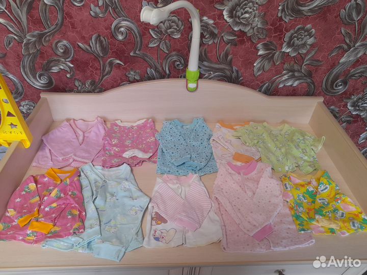 Вещи для девочки от 0 до 6 месяцев