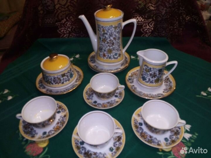 Кофейный сервиз. RPA riga. 60-70гг Новый