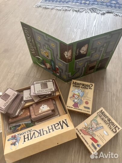 Настольные игры Манчкин + много дополнений