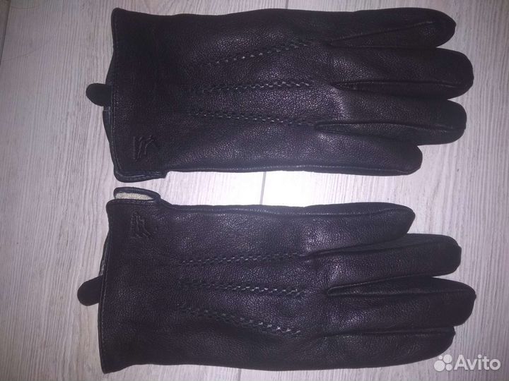 Перчатки кожаные унисекс мужские/ женские