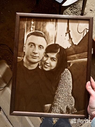 Выжигание портретов на дереве