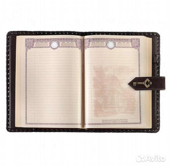 Кожаный блокнот