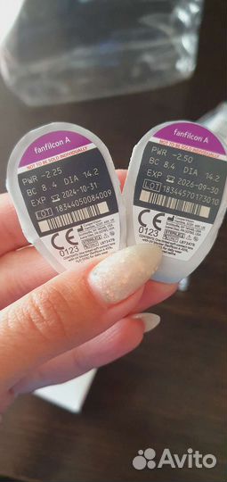 Линзы контактные, раствор для линз