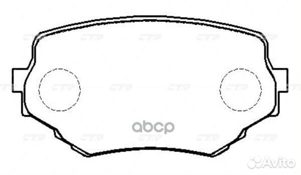 CKS-12 Колодки тормозные дисковые перед G