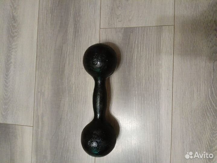 Гантеля чугунная 5 кг