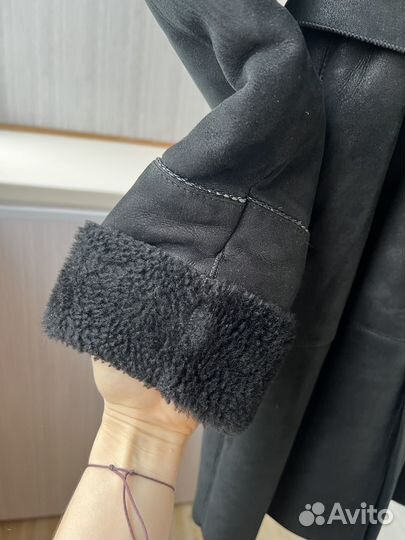 Дубленка женская натуральная замша
