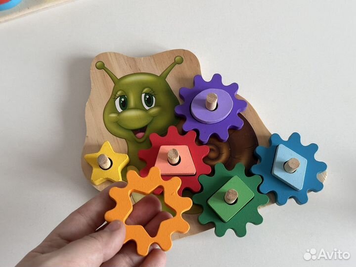 Деревянный сортер монтессори