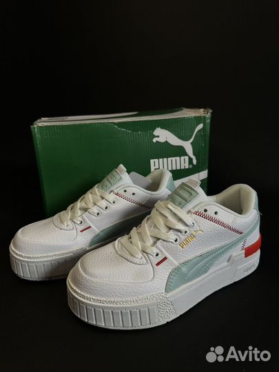 Кроссовки Puma Cali Sport Mix белые