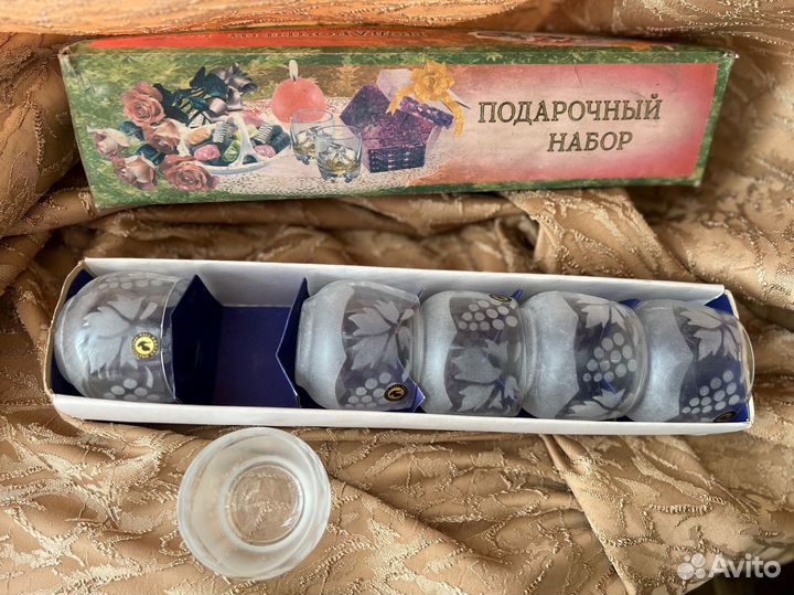 Гусь хрустальный набор