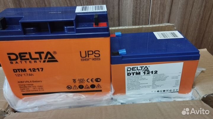 Аккумулятор, Delta DTM (12-12 / 17-12). Новые