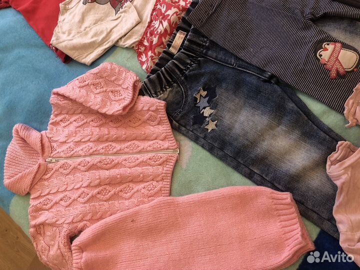 Вещи пакетом для девочки, 80 86