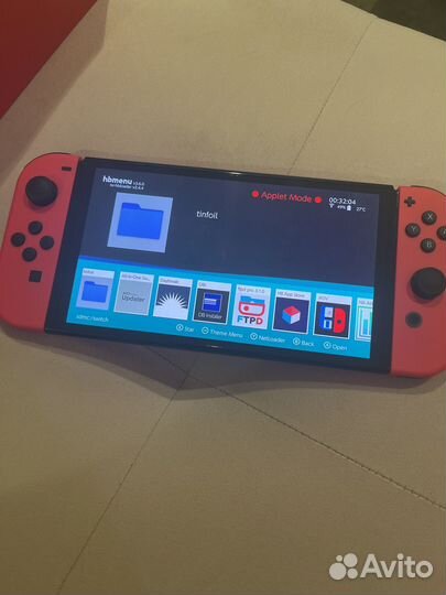 Nintendo Switch oled чип Mario Edition 512gb