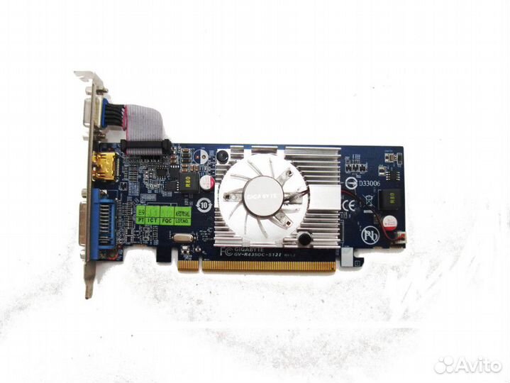 Видеокарта PCI-E Gigabyte Radeon HD4350 512MB 64 b