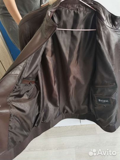 Кожаная куртка мужская