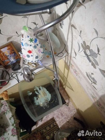 Торшер напольный со столиком
