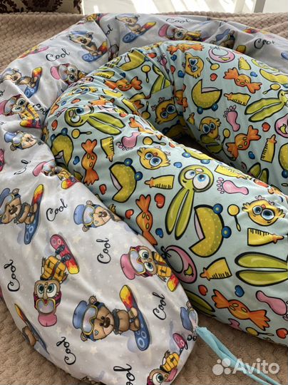 Подушка для беременных с шариками