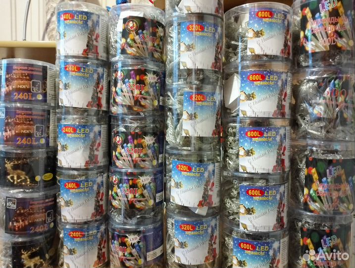 Гирлянда штора