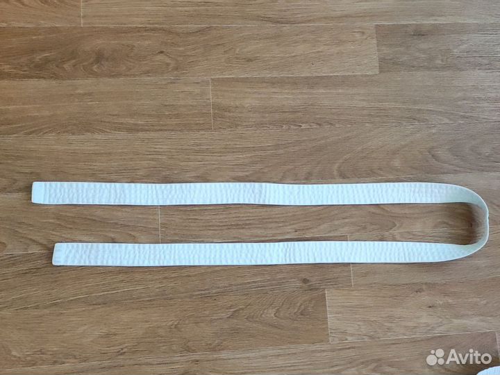 Белый пояс для кимоно