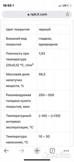 Продам антикоррозийное покрытие для авто