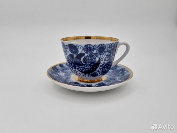 Чайная пара, Фарфор, завод лфз Россия