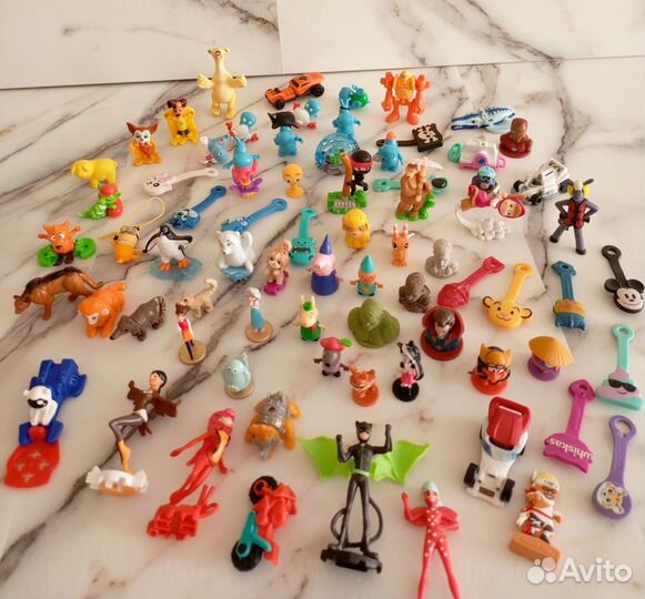 Игрушки из киндер сюрприз разные