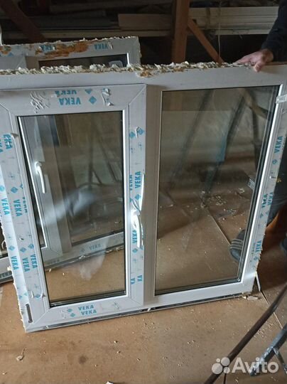 Окна пластиковые бу 2 шт